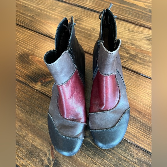 Remonte Dorndorf vintage women’s patchwork ankle boots size 41, size 10, GUC - Picture 5 of 7